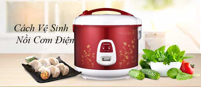 Hướng dẫn vệ sinh nồi cơm điện đúng cách