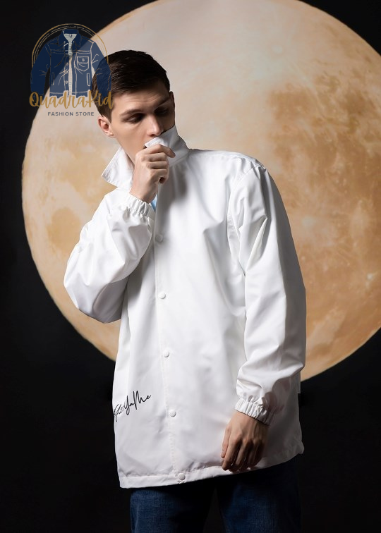 Áo Khoác Không Nón Vải Dù Đơn Giản Y2010 Originals Ver73