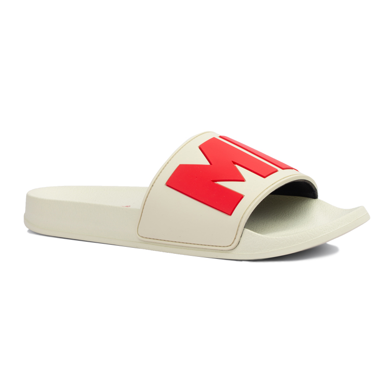 BIG MIKE SLIDES-WHITE RED