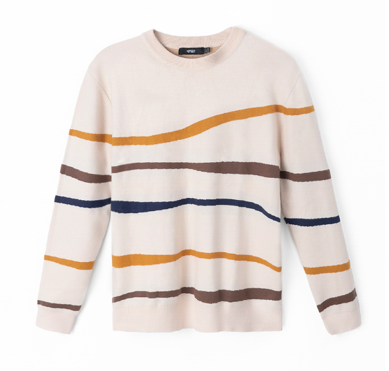 DRESSED ROLL-Neck Sweater - Beige