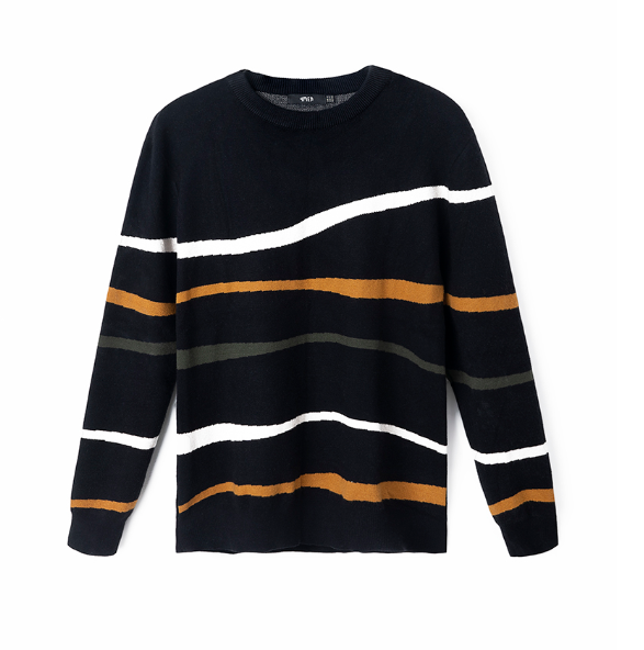 DRESSED ROLL-Neck Sweater - Black