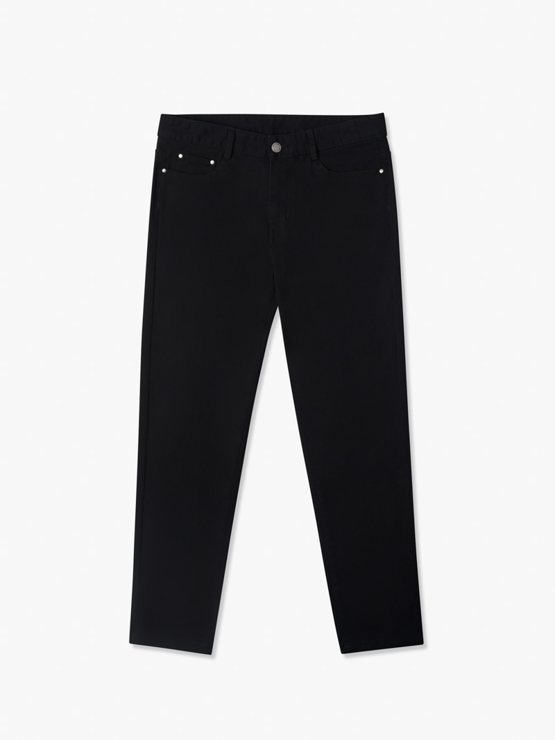 FORM-SLIMFIT-SLIM-KAKI-Pants-BLACK