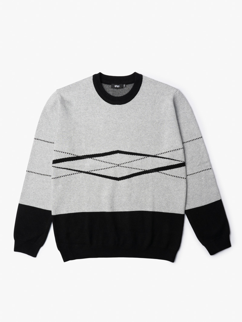 REGULAR Knitted Sweater - DARK GRAY