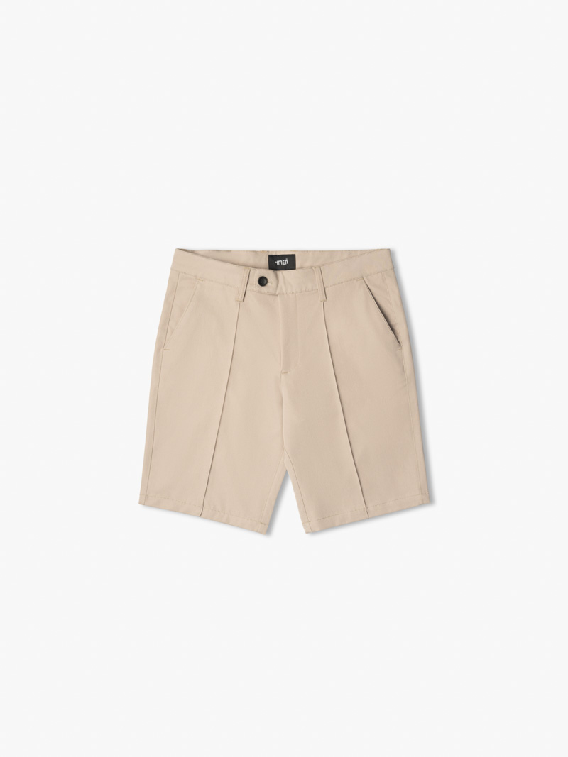 Square-Waist-SLIMFIT-SHORT-Pants-GRAY
