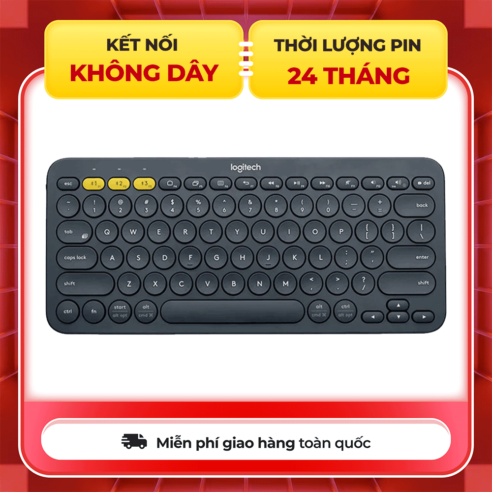 Bàn Phím Bluetooth Logitech K380 Black