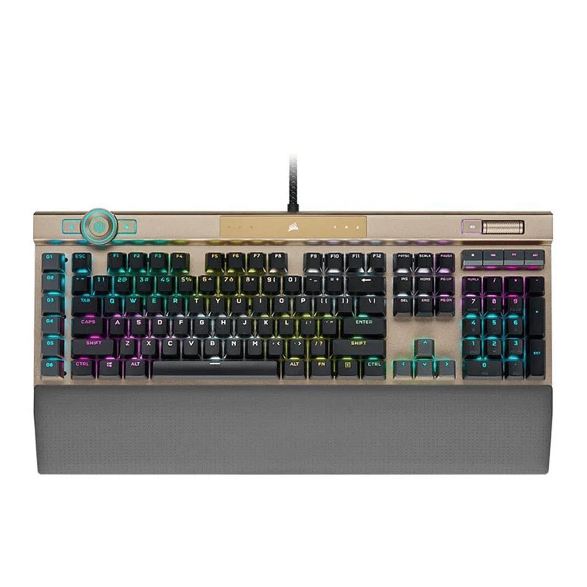 Bàn phím cơ Corsair K100 RGB Midnight Gold