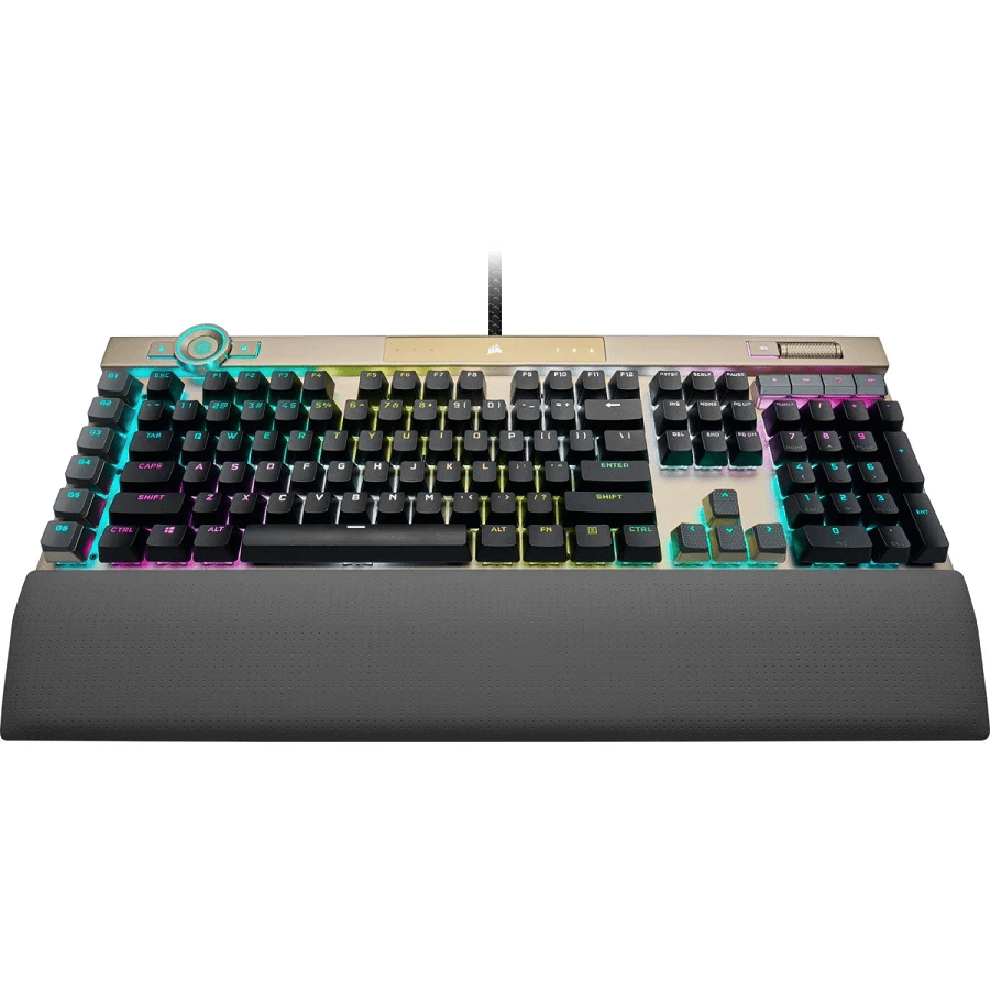 Bàn phím cơ Corsair K100 RGB Midnight Gold