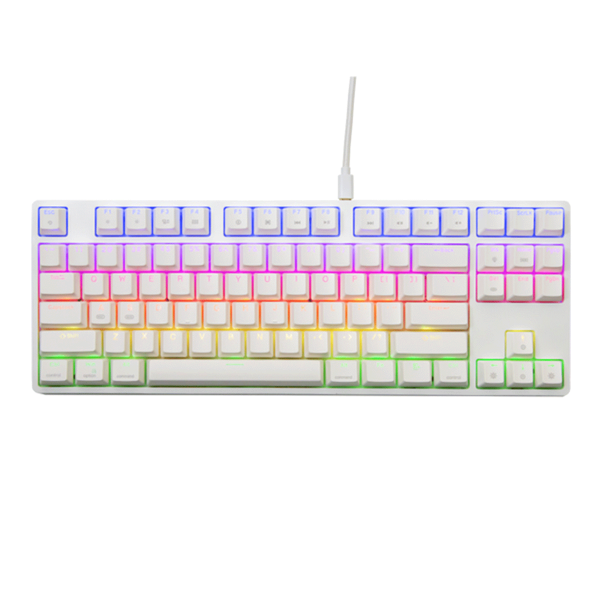 Bàn phím cơ Fuhlen D87s RGB White