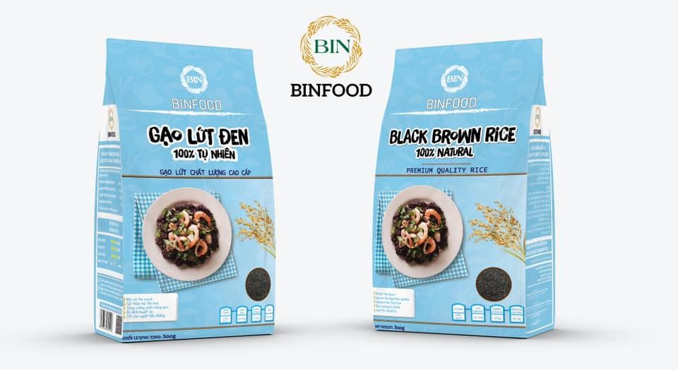 Gạo lứt đen Binfood 1kg