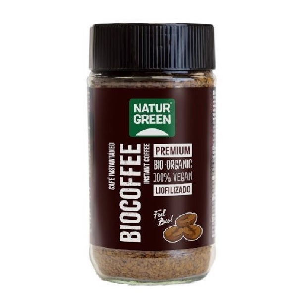 Cà phê hoà tan hữu cơ bio naturgreen 100g