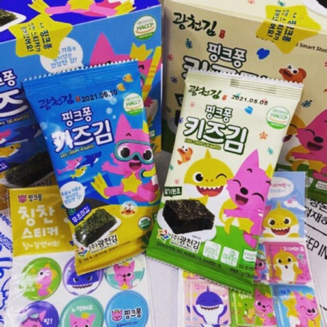 Rong biển ăn liền organic Hàn Quốc