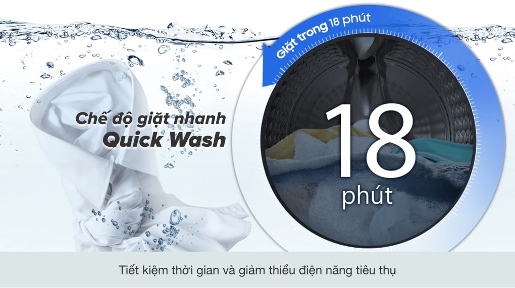 Máy giặt Samsung Inverter 8 kg WW80T3020WW/SV - Ảnh 2