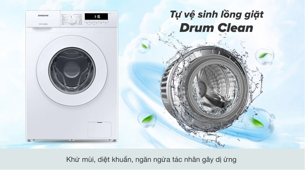 Máy giặt Samsung Inverter 8 kg WW80T3020WW/SV - Ảnh 4