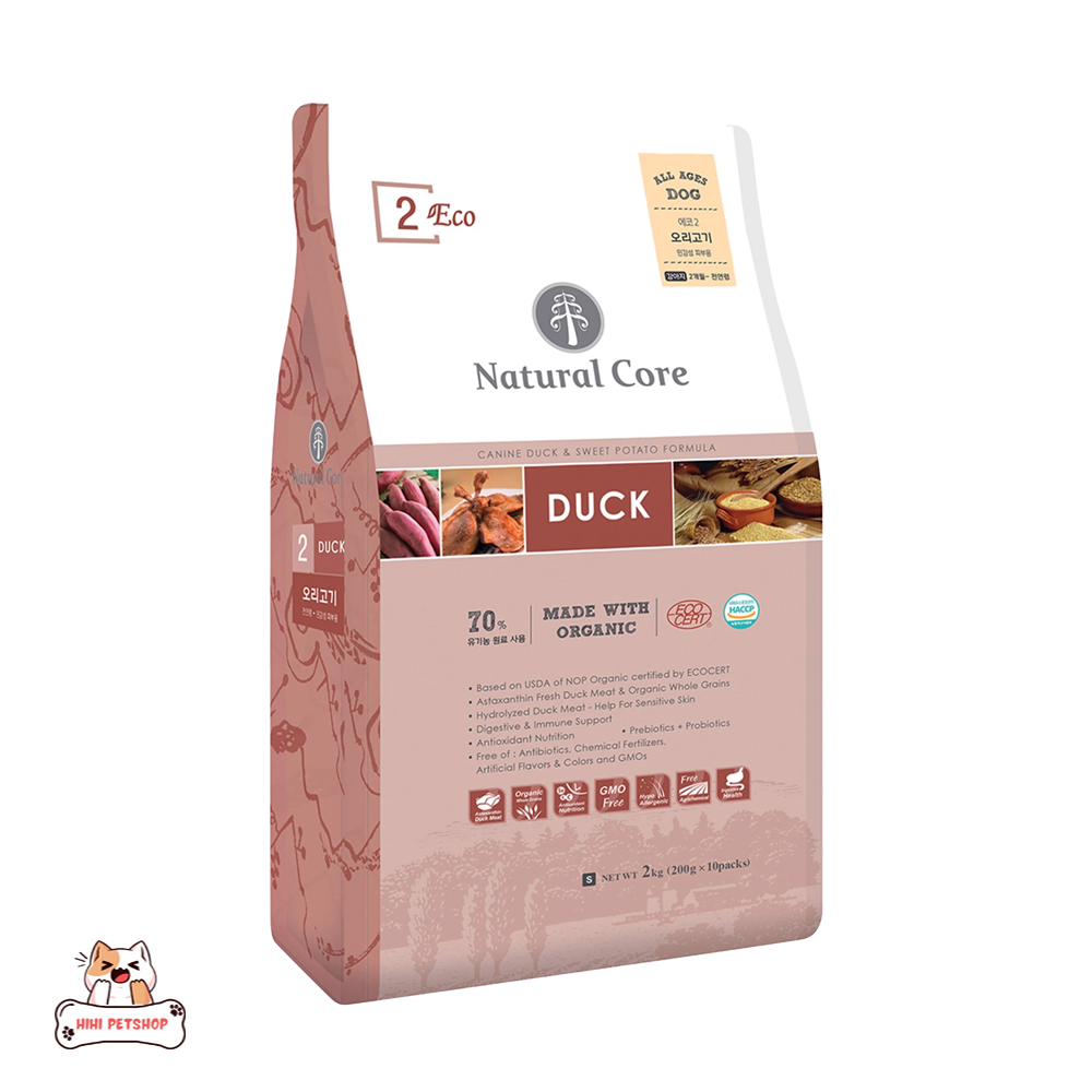 Hạt Natural Core ECO2 vị vịt cho chó trưởng thành da nhạy cảm